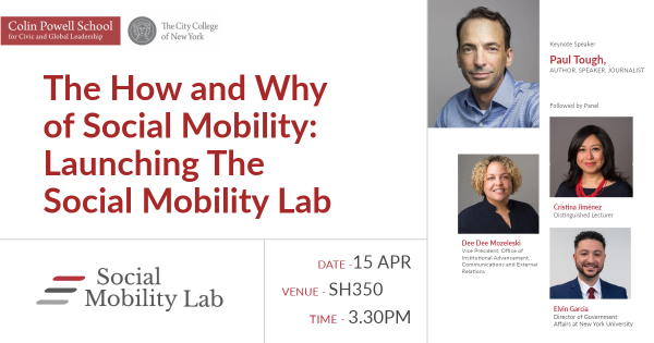 The How and Why of Social Mobility: Launching the Social Mobility Lab