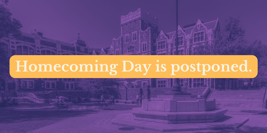 Homecoming Day is postponed
