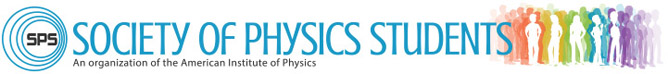 2013 Society of Physics Students Header
