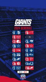 Giants Schedule 2024