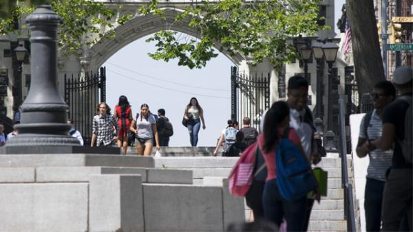 CCNY's students on campus