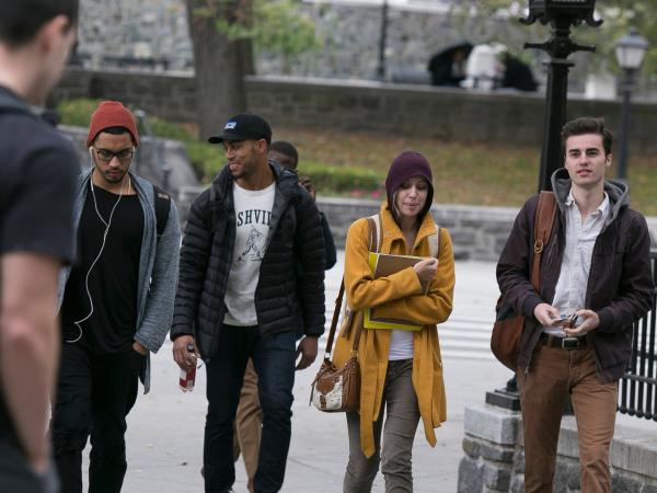 CCNY Students on campus