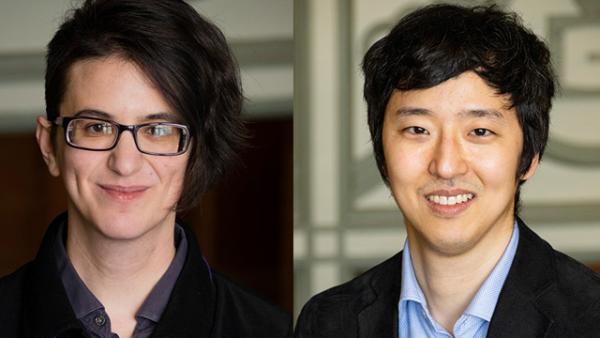 Historians Yaari Felber-Seligman [left] and Seiji Shirane are CCNY's newest NEH fellowship award recipients.