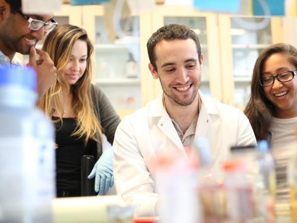 CCNY students in lab