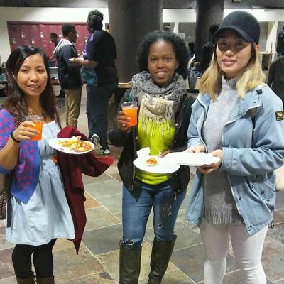 CCAPP Students with food