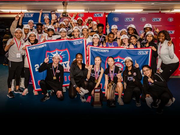 Indoor Track and Field teams win CUNYAC Championships