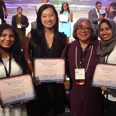 CCNY students with awards