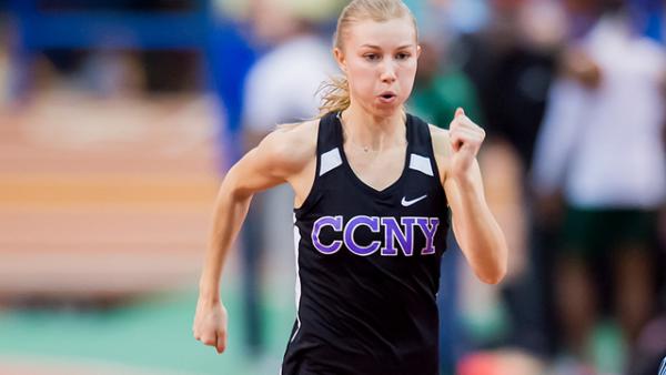 CCNY women's track and field Avery Maillet named USTFCCCA All-Academic Athlete for a second straight year.