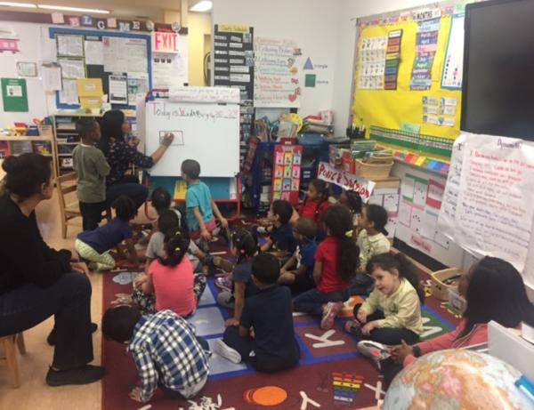 A prekindergarten class