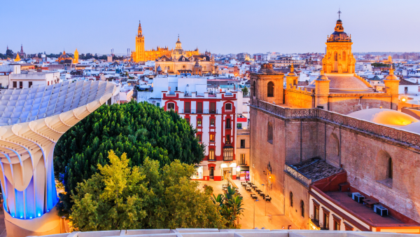 Seville, Spain (aerial view)