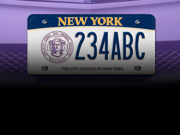 CCNY License Plate  Hero Slider