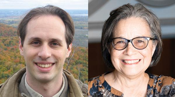 CCNY's latest CUNY Distinguished Professors, Benjamin Steinberg and Maria Tamargo.