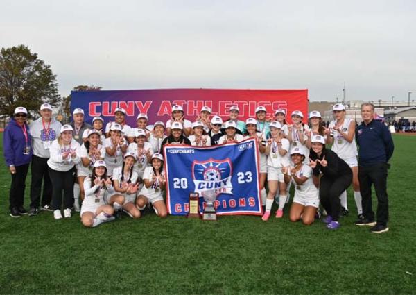 CCNY Women's Soccer Captures 2023 CUNYAC Championship