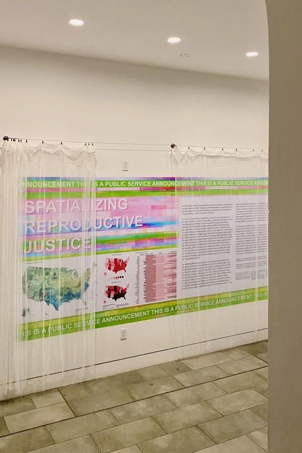 CCNY co-curated Spactializing Reproductive Justice student Exhibition at the Center for Architecture