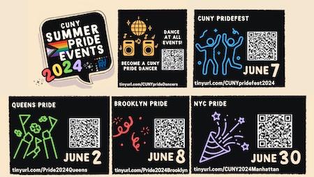 CCNY and CUNY Summer Pride Events start on June 2.