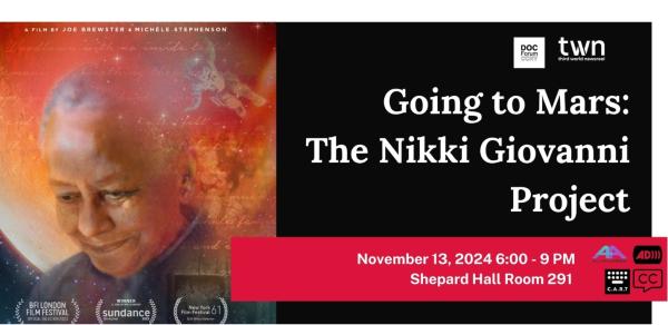 Going to Mars: The Nikki Giovanni Project banner