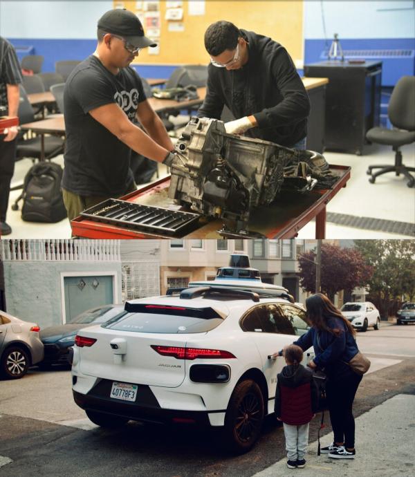 BCC Technician Program and Waymo Car