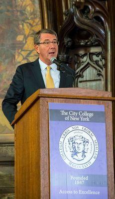 Ashton Carter at CCNY