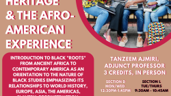 BLST 10100 - African Heritage & The Afro-American Experience - Professor Ajmiri