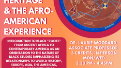 BLST 10100 African Heritage & The Afro-American Experience - Professor Woodard