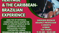 BLST 10200 - African Heritage & The Caribbean Brazilian Experience - Professor Booker