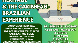 BLST 10200 - African Heritage & The Caribbean-Brazilian Experience - Professor Lachaud