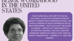 BLST 31188 Performing Black Womanhood In the United States - Professor Woodard