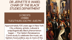 BLST 31891 Harlem Renaissance - Professor Ward