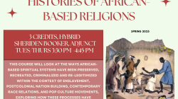 BLST 31974: WITCHES, BRUJAS: EXHUMING THE VOICES & HISTORIES OF AFRICAN-BASED RELIGIONS - PROFESSOR SHERIDEN BOOKER